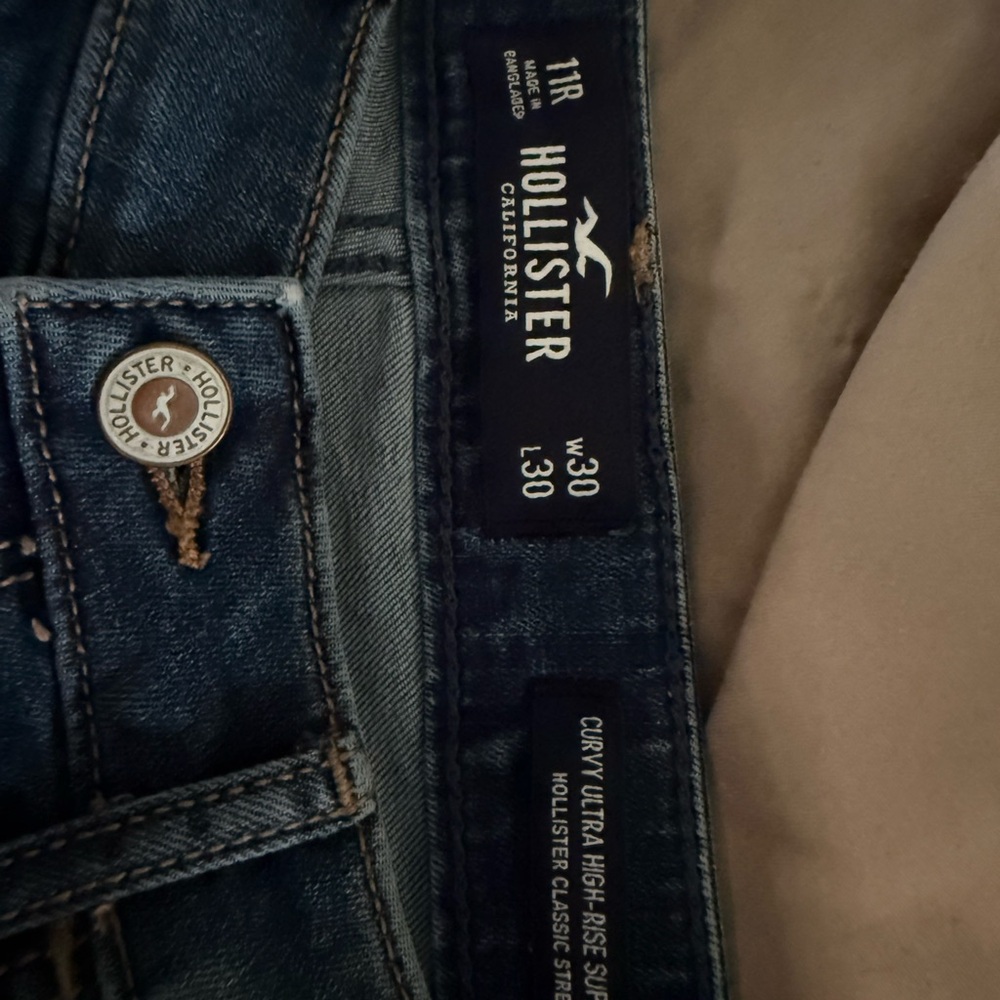 Hollister Dark Blue Denim Jeans